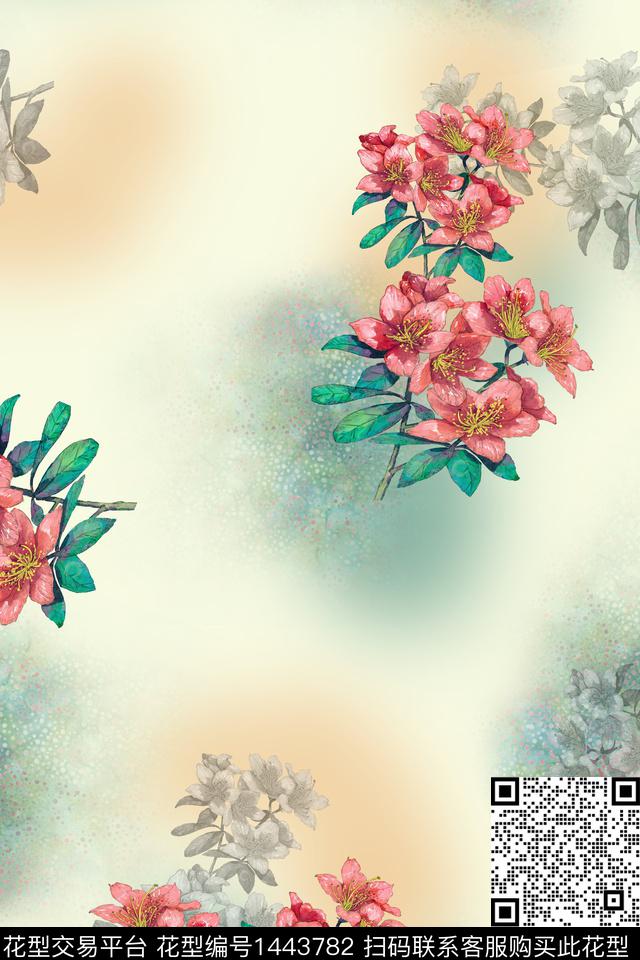 旗袍中国风数码华亿平台数码印花华亿平台下载（图片编号: 1443782） - 瓦栏（Walan）