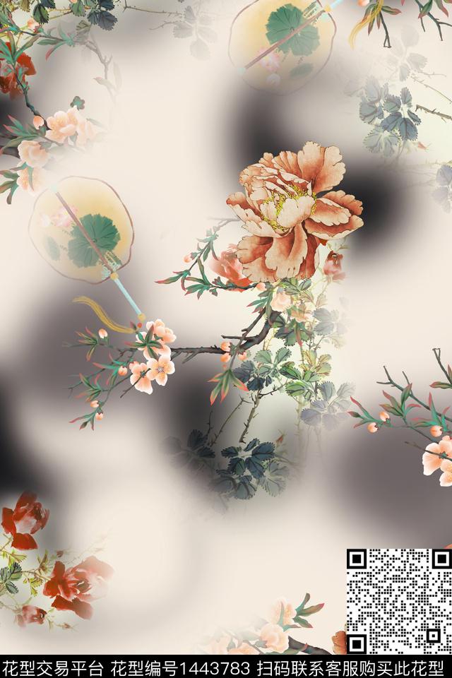 旗袍中国风数码华亿平台数码印花华亿平台下载（图片编号: 1443783） - 瓦栏（Walan）