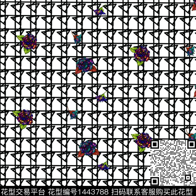 渐变骑士浪花数码印花华亿平台下载（图片编号: 1443788） - 瓦栏（Walan）