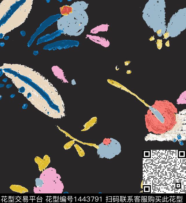 大牌风韩国抽象传统印花华亿平台下载（图片编号: 1443791） - 瓦栏（Walan）