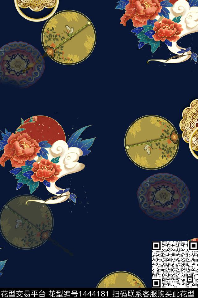 数码华亿平台女装中国风数码印花华亿平台下载（图片编号: 1444181） - 瓦栏（Walan）