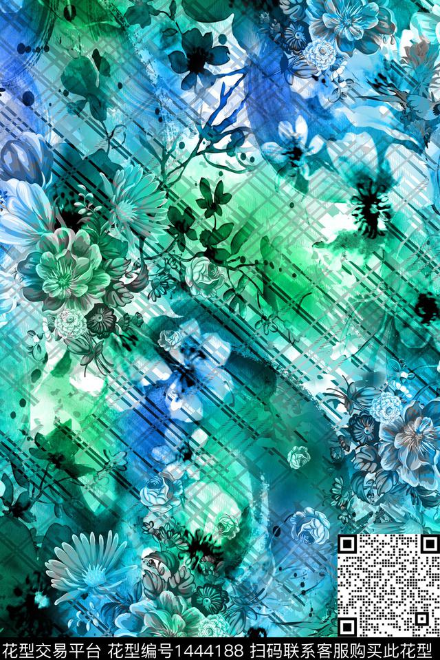 趋势华亿平台数码华亿平台扎染华亿平台数码印花华亿平台下载（图片编号: 1444188） - 瓦栏（Walan）