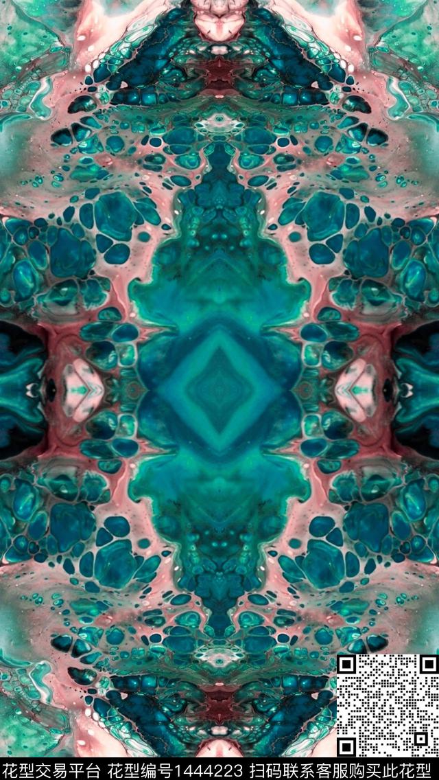 几何肌理数码华亿平台数码印花华亿平台下载（图片编号: 1444223） - 瓦栏（Walan）