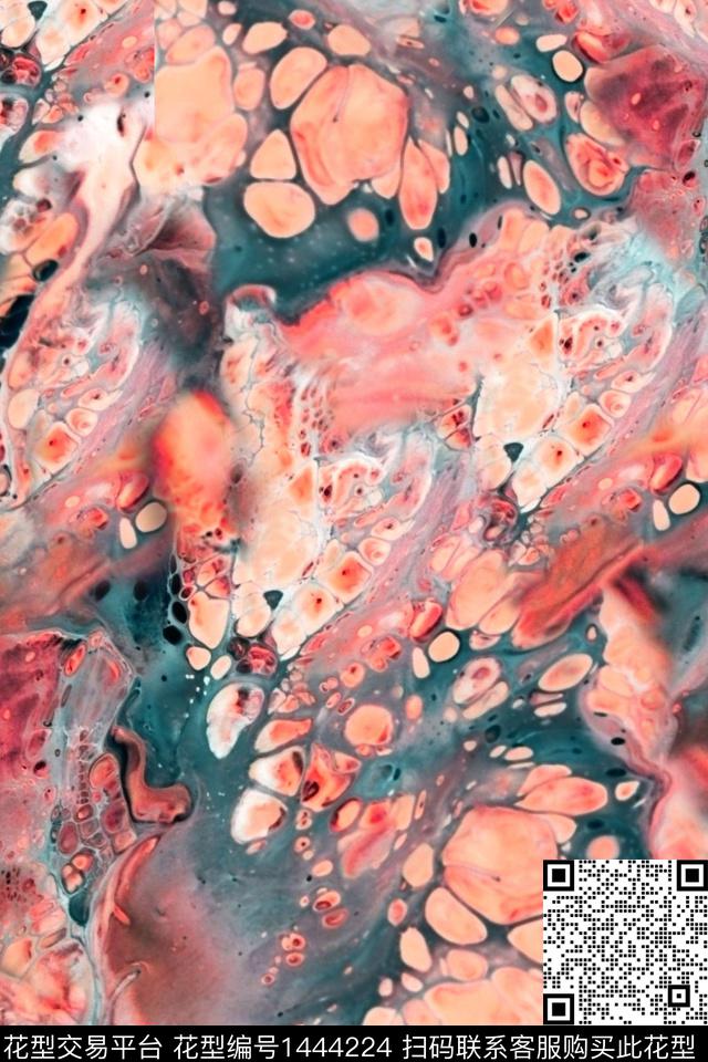 肌理数码华亿平台抽象数码印花华亿平台下载（图片编号: 1444224） - 瓦栏（Walan）