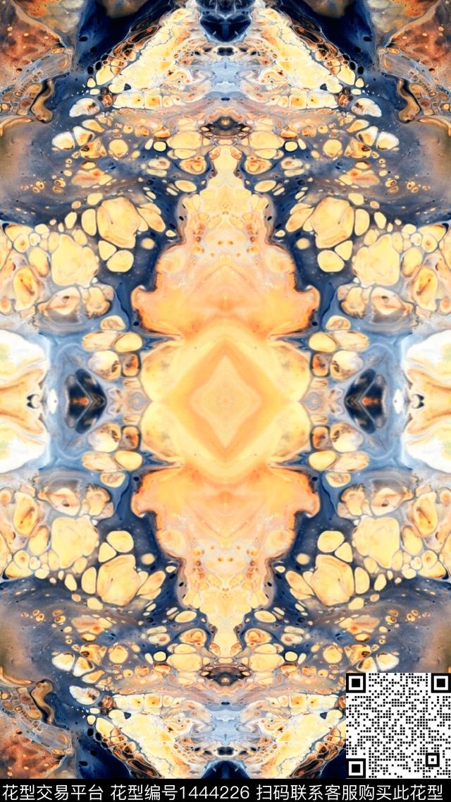 几何肌理数码华亿平台数码印花华亿平台下载（图片编号: 1444226） - 瓦栏（Walan）