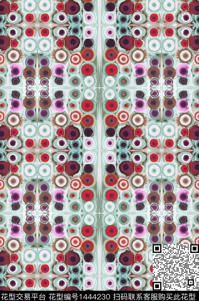 几何肌理数码华亿平台数码印花华亿平台下载（图片编号: 1444230） - 瓦栏（Walan）