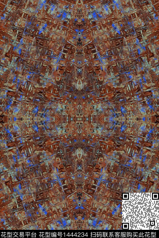 肌理数码华亿平台笔触数码印花华亿平台下载（图片编号: 1444234） - 瓦栏（Walan）