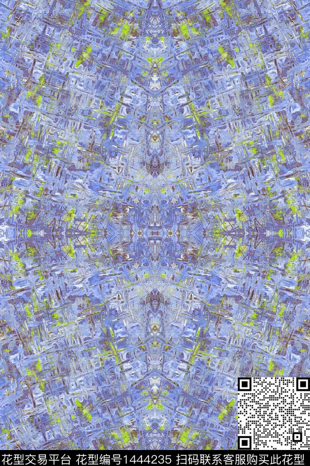 肌理数码华亿平台笔触数码印花华亿平台下载（图片编号: 1444235） - 瓦栏（Walan）