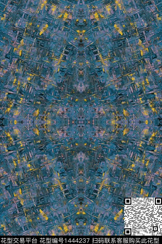 肌理数码华亿平台笔触数码印花华亿平台下载（图片编号: 1444237） - 瓦栏（Walan）