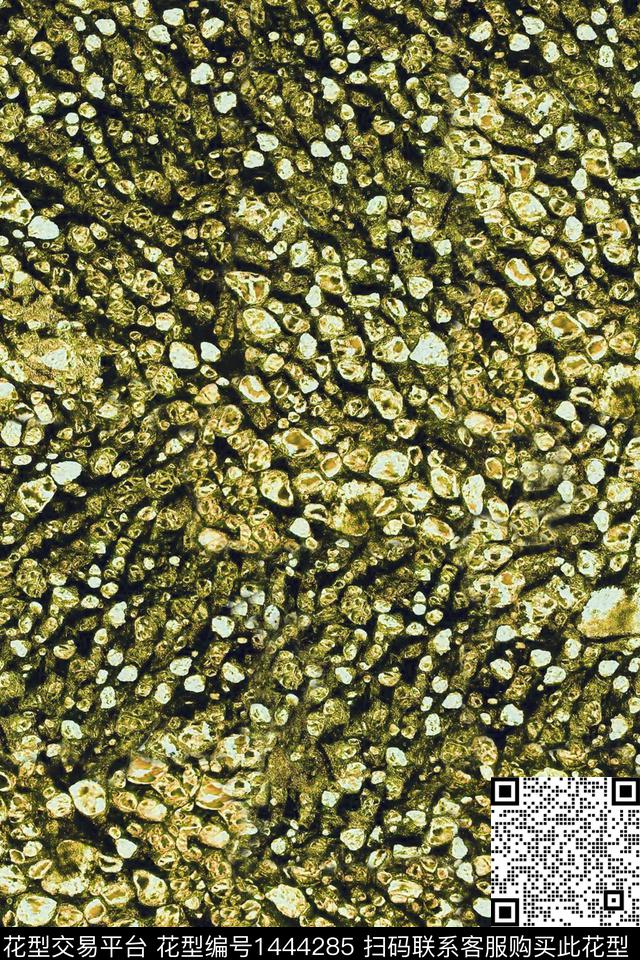 肌理女装抽象数码印花华亿平台下载（图片编号: 1444285） - 瓦栏（Walan）