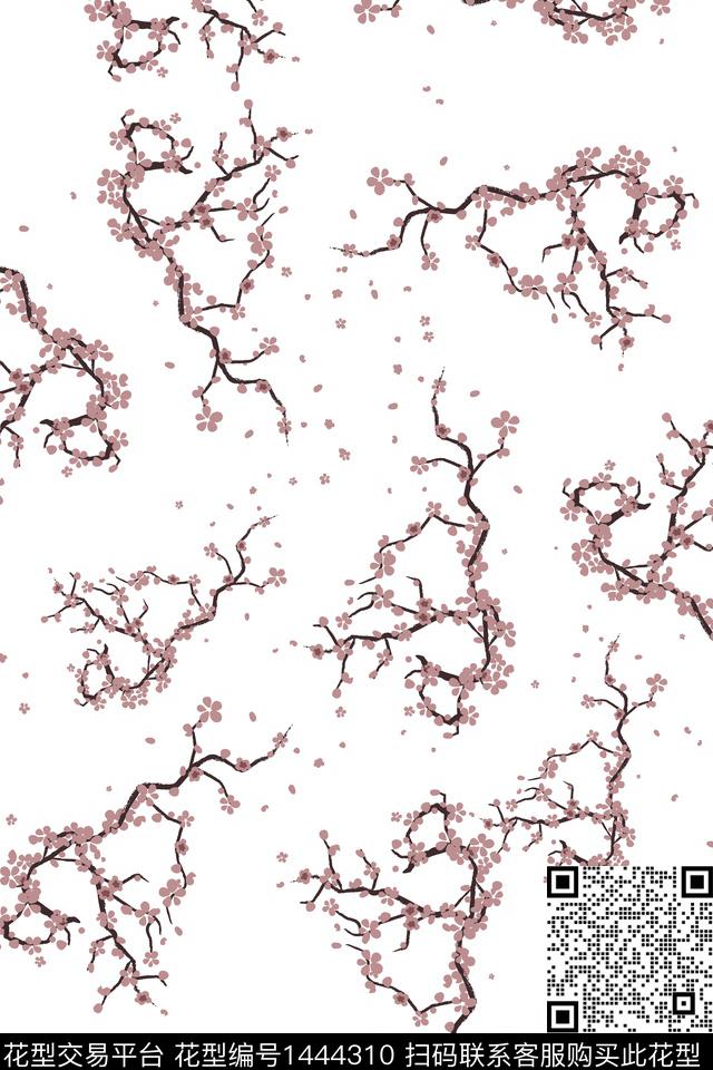 香云纱旗袍中国风数码印花华亿平台下载（图片编号: 1444310） - 瓦栏（Walan）