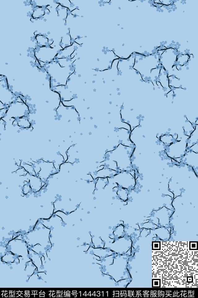 香云纱旗袍中国风数码印花华亿平台下载（图片编号: 1444311） - 瓦栏（Walan）