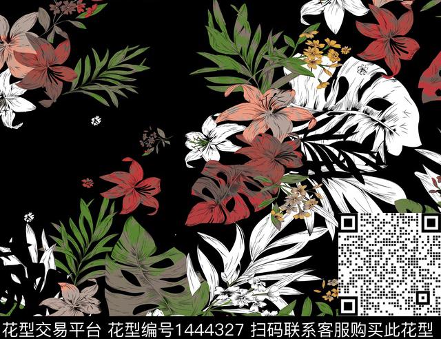 数码华亿平台几何扎染华亿平台数码印花华亿平台下载（图片编号: 1444327） - 瓦栏（Walan）