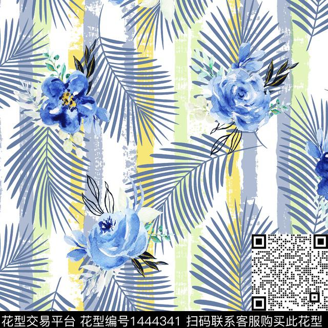 数码华亿平台几何扎染华亿平台数码印花华亿平台下载（图片编号: 1444341） - 瓦栏（Walan）