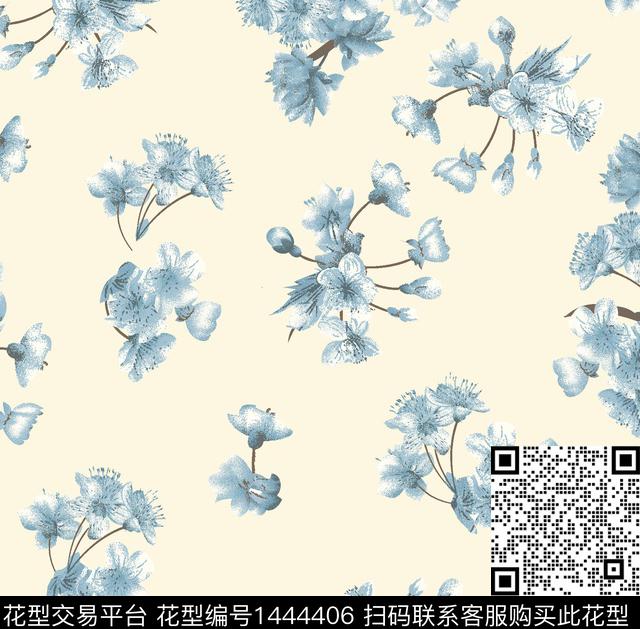 数码华亿平台女装大牌风数码印花华亿平台下载（图片编号: 1444406） - 瓦栏（Walan）