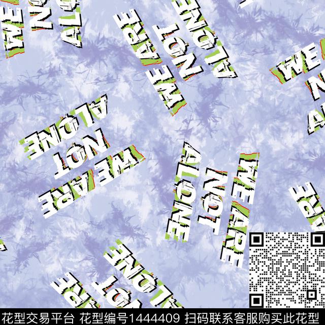 字母数码华亿平台扎染华亿平台数码印花华亿平台下载（图片编号: 1444409） - 瓦栏（Walan）