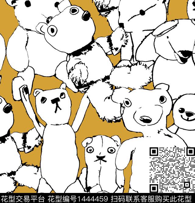 恐龙飞机迷彩传统印花华亿平台下载（图片编号: 1444459） - 瓦栏（Walan）