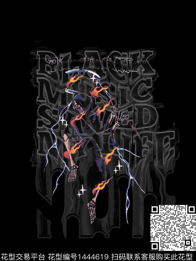 男装抽象男装潮牌传统印花华亿平台下载（图片编号: 1444619） - 瓦栏（Walan）