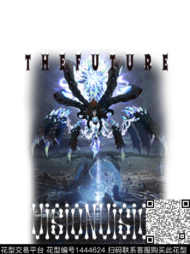 蜘蛛男装抽象男装传统印花华亿平台下载（图片编号: 1444624） - 瓦栏（Walan）