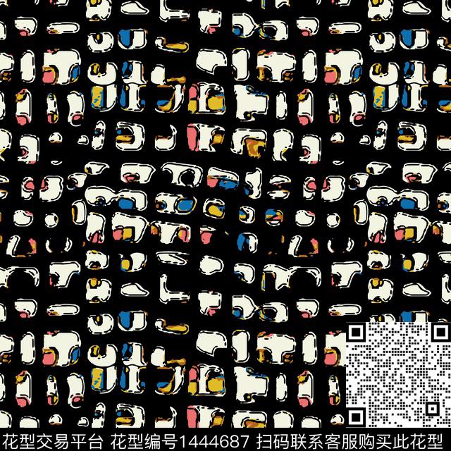 大牌风时尚男装满版花传统印花华亿平台下载（图片编号: 1444687） - 瓦栏（Walan）