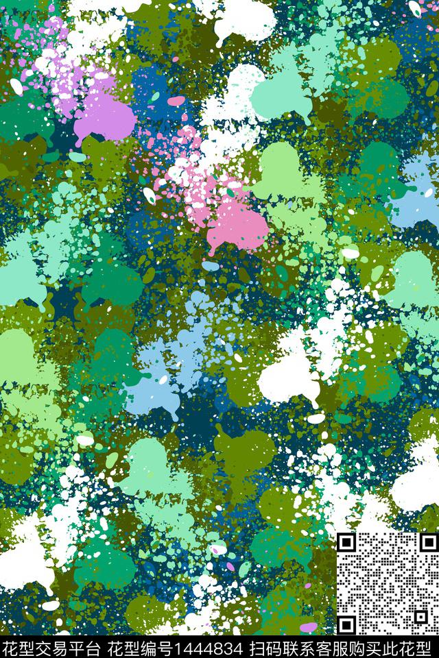 抽象男装户外家居服传统印花华亿平台下载（图片编号: 1444834） - 瓦栏（Walan）