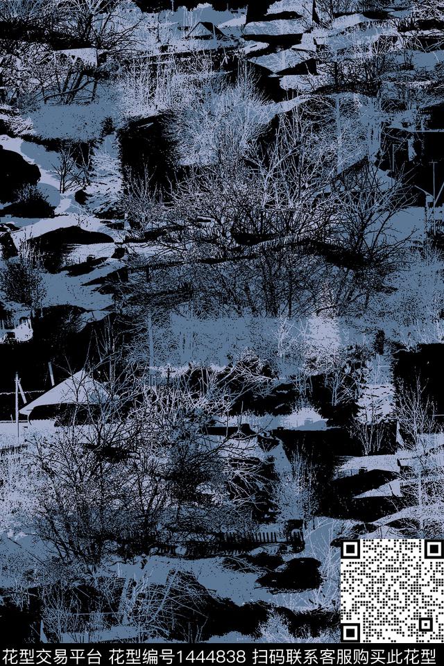 男装抽象风景景观传统印花华亿平台下载（图片编号: 1444838） - 瓦栏（Walan）