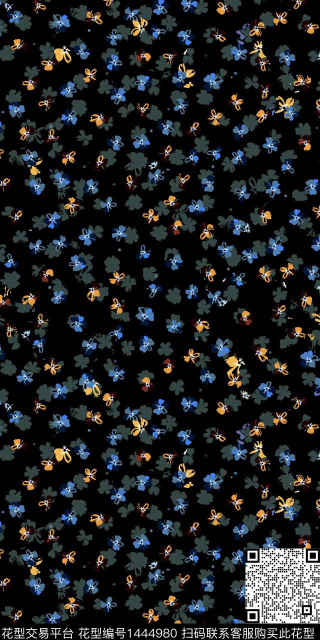 几何大牌风真丝数码印花华亿平台下载（图片编号: 1444980） - 瓦栏（Walan）