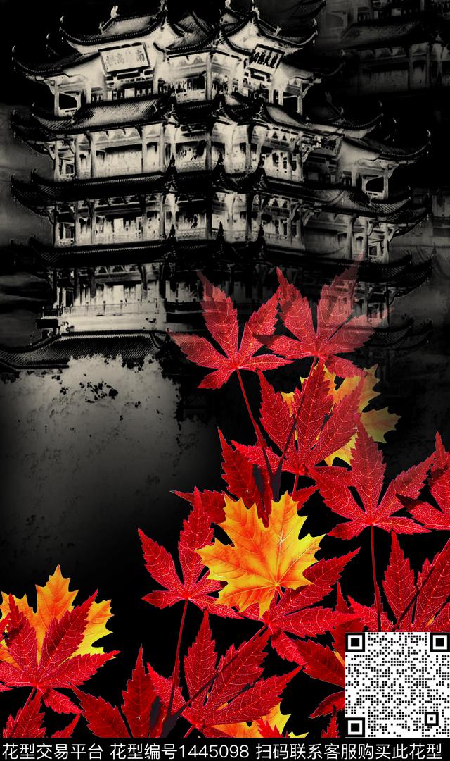 定位花扎染华亿平台花卉传统印花华亿平台下载（图片编号: 1445098） - 瓦栏（Walan）