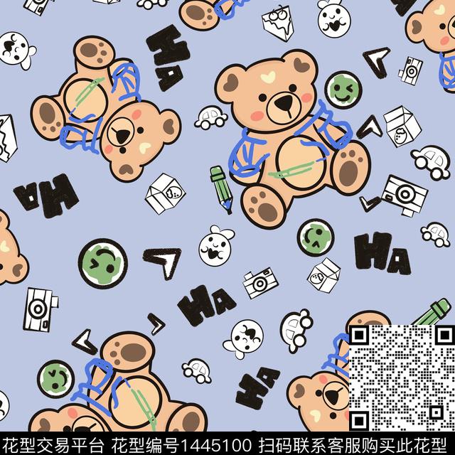 兔子卡通审数码印花华亿平台下载（图片编号: 1445100） - 瓦栏（Walan）