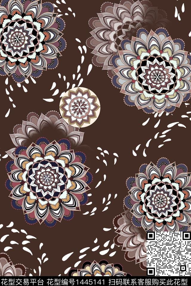 纸印花花卉包金华亿平台数码印花华亿平台下载（图片编号: 1445141） - 瓦栏（Walan）