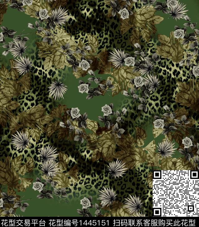 大牌风抽象数码华亿平台数码印花华亿平台下载（图片编号: 1445151） - 瓦栏（Walan）