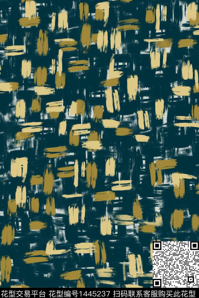 几何肌理旗袍数码印花华亿平台下载（图片编号: 1445237） - 瓦栏（Walan）