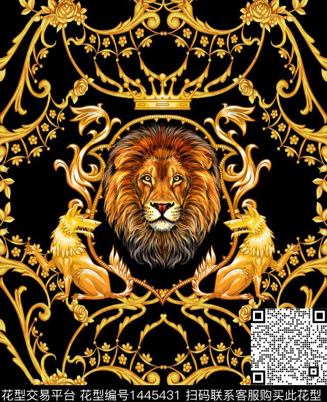 定位花豹纹男装数码印花华亿平台下载（图片编号: 1445431） - 瓦栏（Walan）