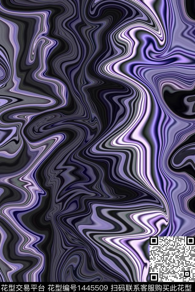 肌理抽象男装抽象数码印花华亿平台下载（图片编号: 1445509） - 瓦栏（Walan）