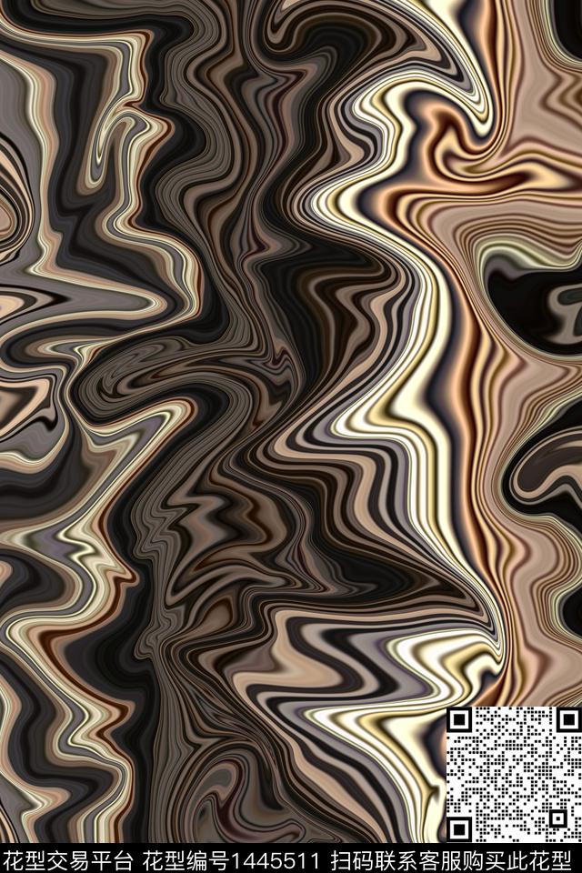 肌理抽象男装抽象数码印花华亿平台下载（图片编号: 1445511） - 瓦栏（Walan）