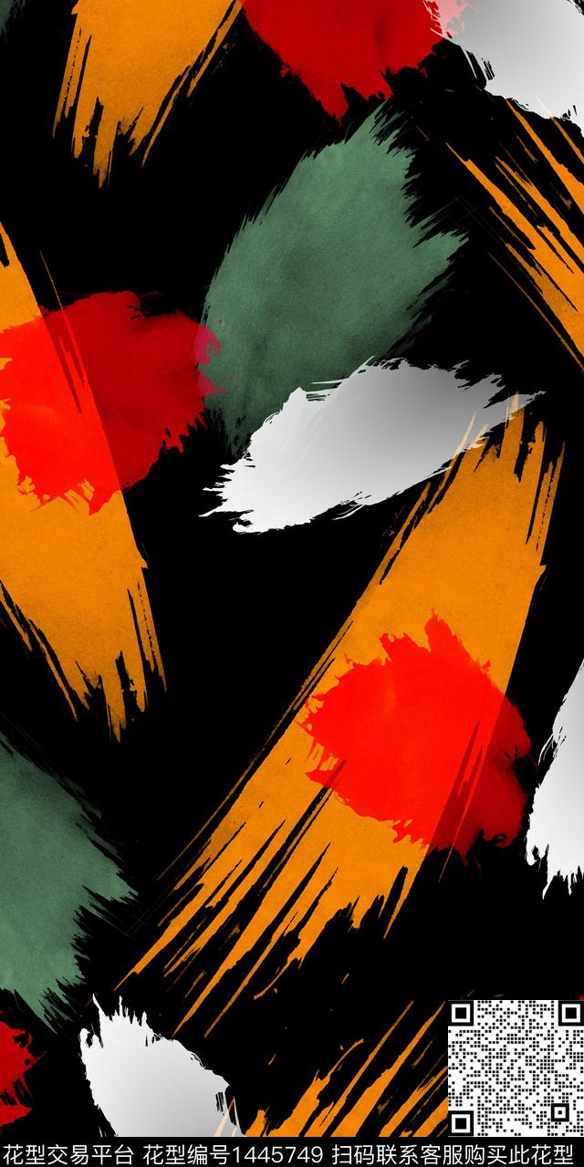 炫彩抽象洋阳---抽象数码印花华亿平台下载（图片编号: 1445749） - 瓦栏（Walan）