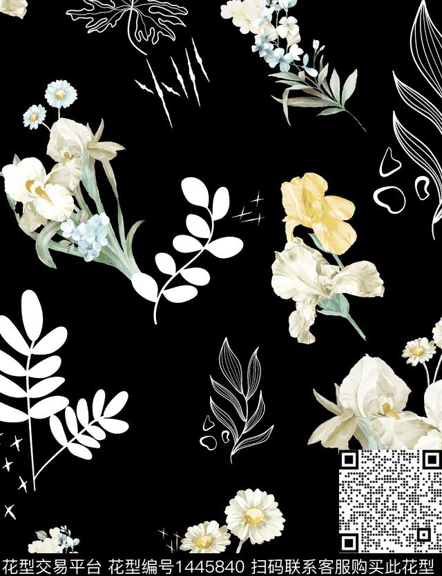 定位花数码华亿平台花卉数码印花华亿平台下载（图片编号: 1445840） - 瓦栏（Walan）