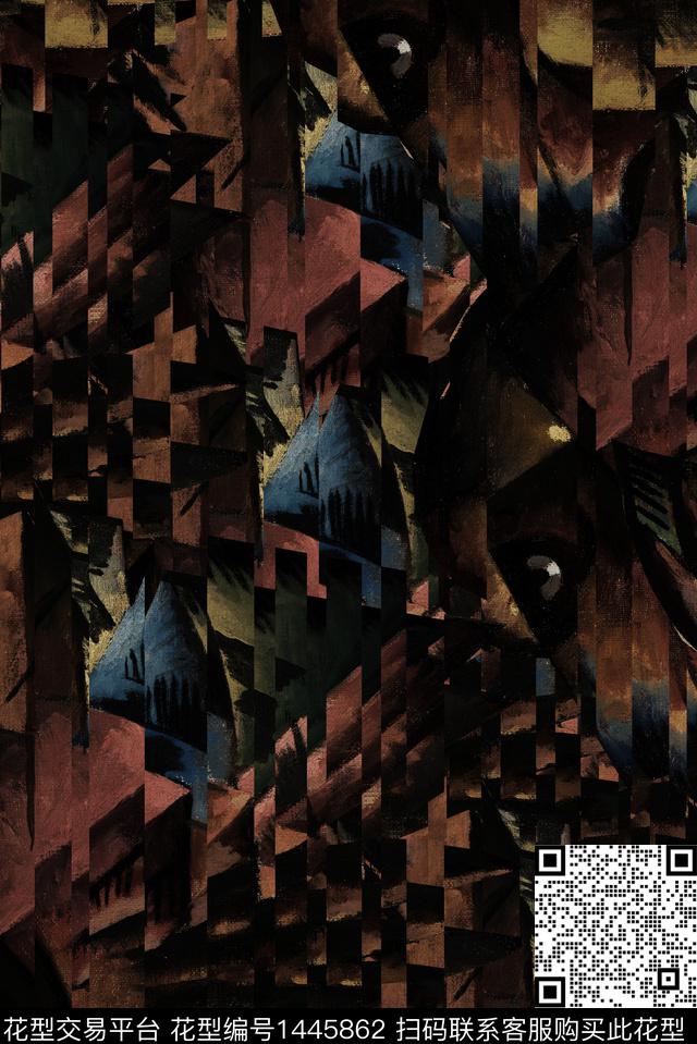 数码华亿平台复古大牌风数码印花华亿平台下载（图片编号: 1445862） - 瓦栏（Walan）