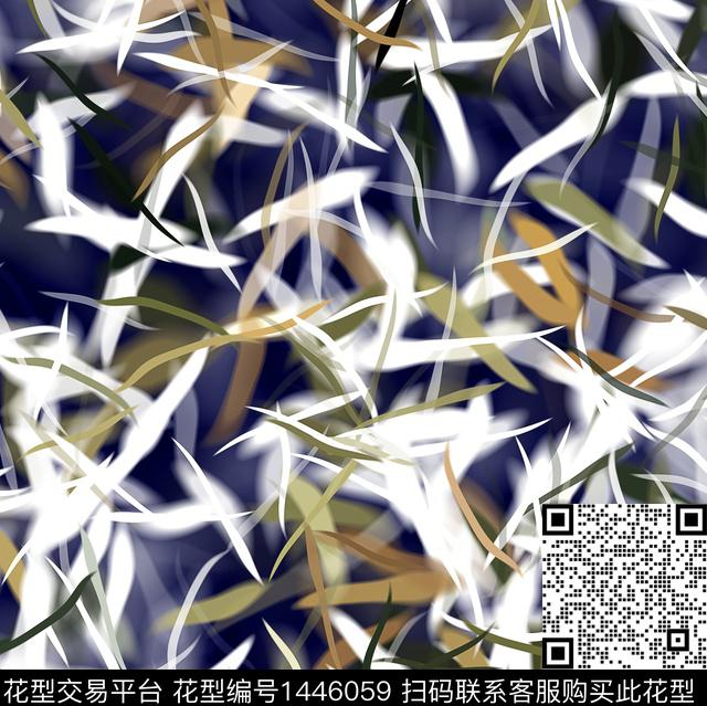 几何肌理迷彩数码印花华亿平台下载（图片编号: 1446059） - 瓦栏（Walan）