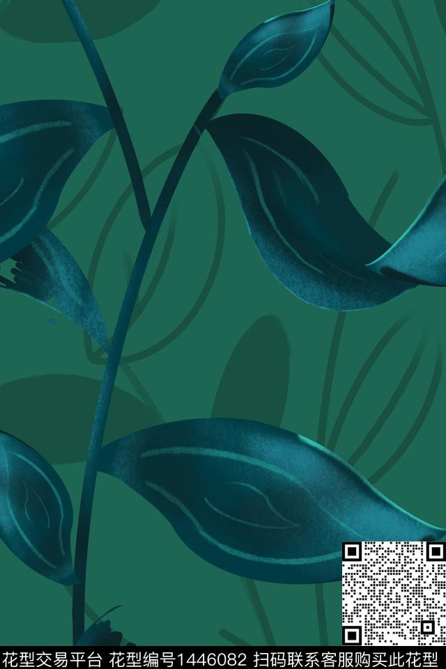 复古抽象大牌风数码印花华亿平台下载（图片编号: 1446082） - 瓦栏（Walan）