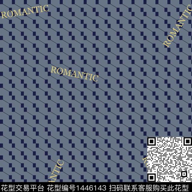 字母几何定位大牌风数码印花华亿平台下载（图片编号: 1446143） - 瓦栏（Walan）