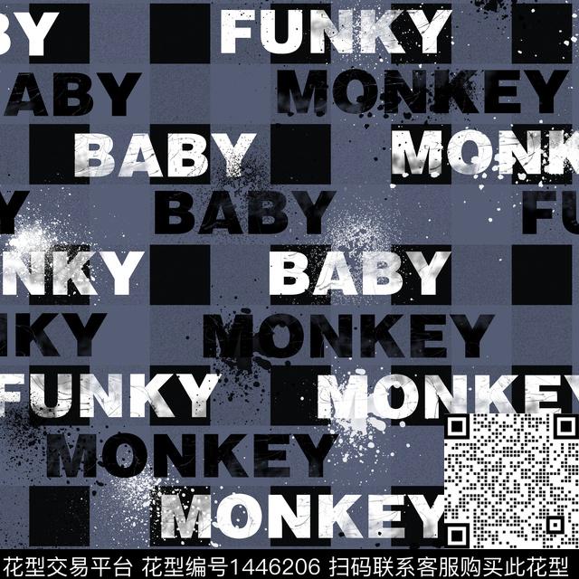 字母格子男装传统印花华亿平台下载（图片编号: 1446206） - 瓦栏（Walan）