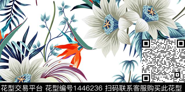 绿植树叶扎染华亿平台花卉传统印花华亿平台下载（图片编号: 1446236） - 瓦栏（Walan）
