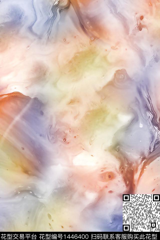 水彩肌理扎染华亿平台数码印花华亿平台下载（图片编号: 1446400） - 瓦栏（Walan）