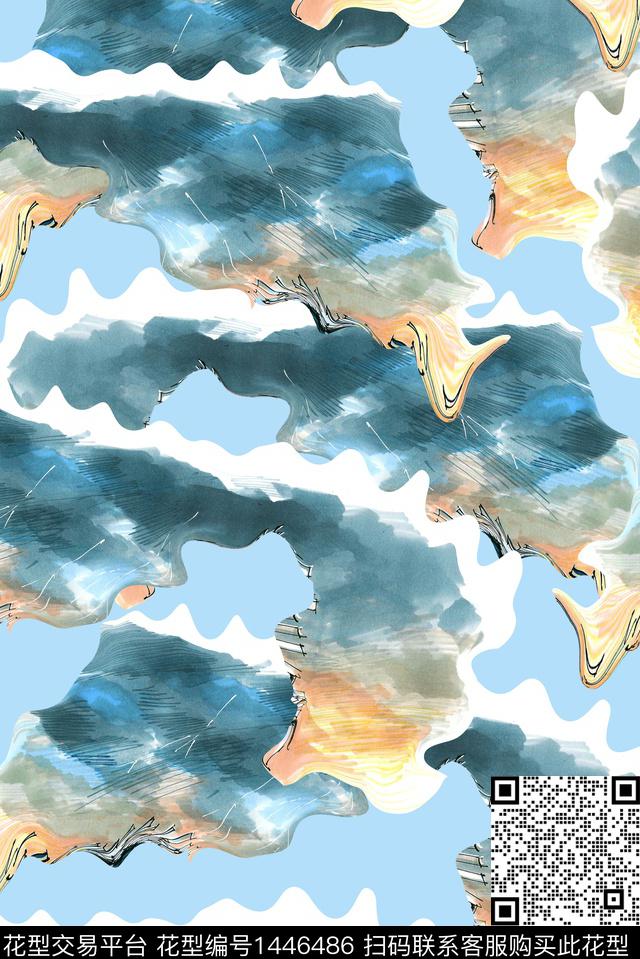 数码华亿平台复古大牌风数码印花华亿平台下载（图片编号: 1446486） - 瓦栏（Walan）