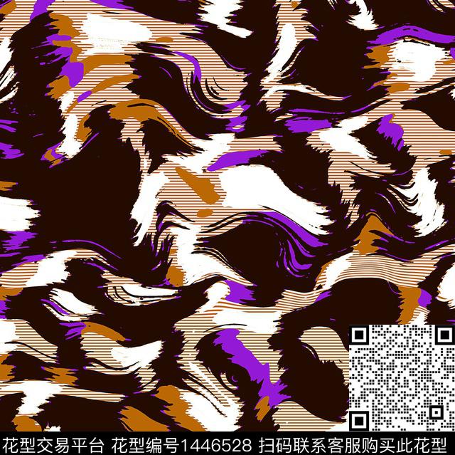 几何肌理休闲数码印花华亿平台下载（图片编号: 1446528） - 瓦栏（Walan）