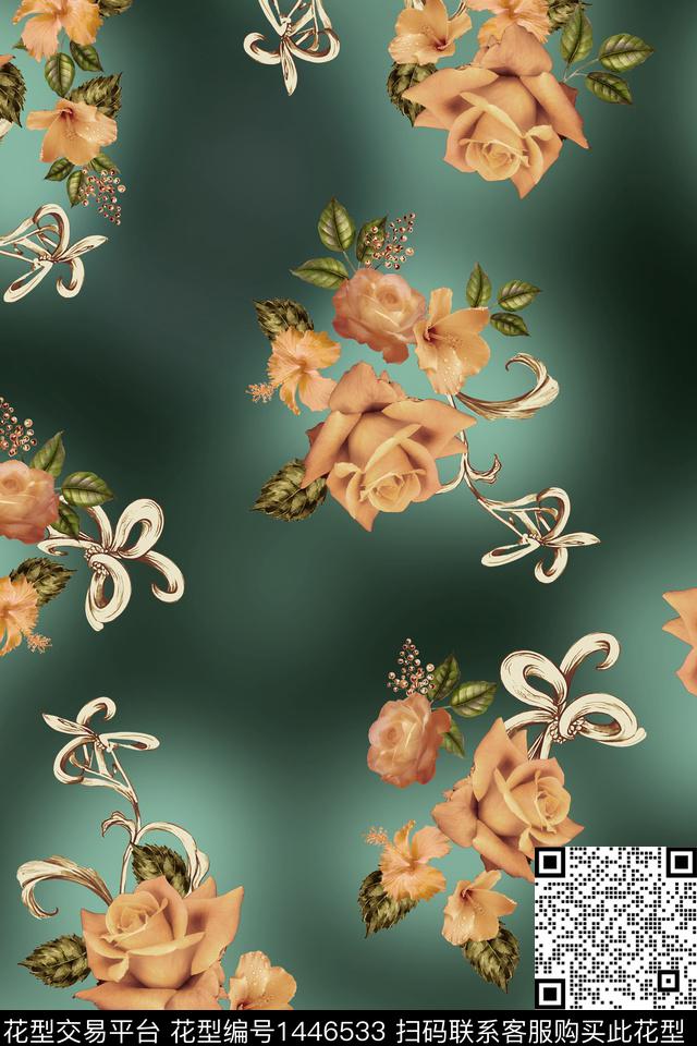 纸印花包金民族风数码印花华亿平台下载（图片编号: 1446533） - 瓦栏（Walan）