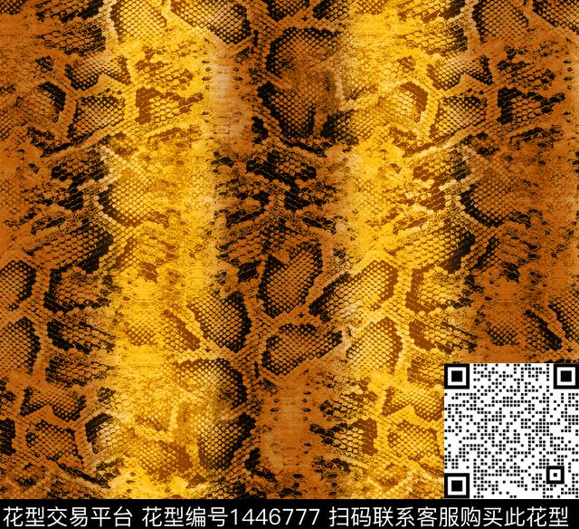 蛇纹卡通数码印花华亿平台下载（图片编号: 1446777） - 瓦栏（Walan）