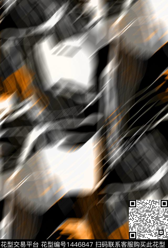 炫彩斑马渐变数码印花华亿平台下载（图片编号: 1446847） - 瓦栏（Walan）