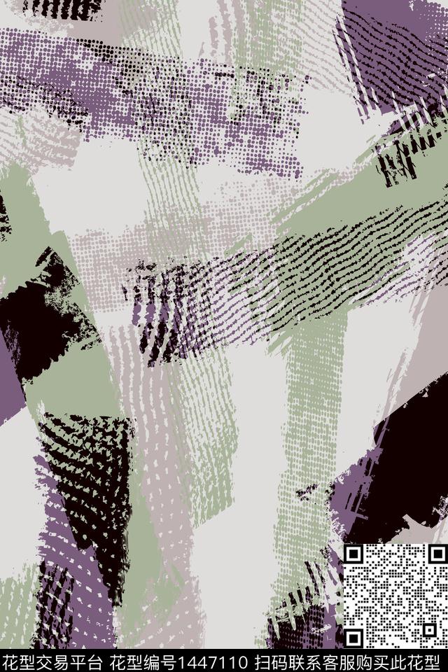 肌理笔触男装传统印花华亿平台下载（图片编号: 1447110） - 瓦栏（Walan）